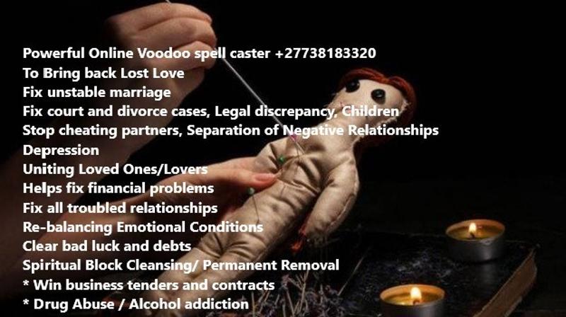 Ohio BEST  TRADITIONAL  HEALER AND BLACK MAGIC SPELL CASTER BLACK +27738183320