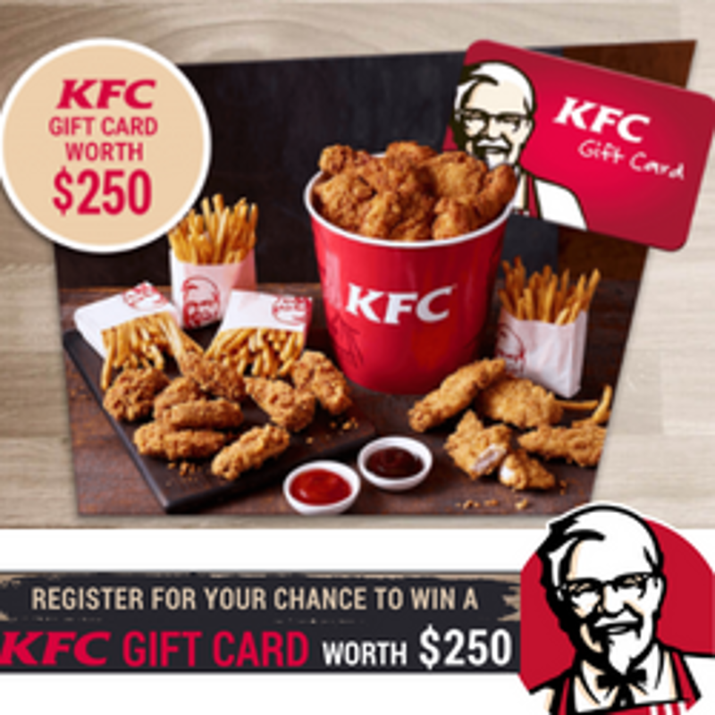 Free KFC Gift Cards