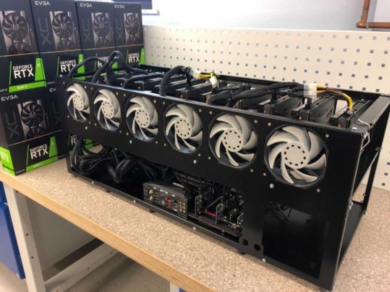 GPU Mining Rig.