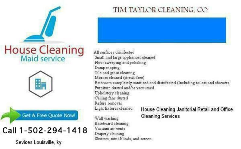 House and Apartment Cleaning Louisville Kentucky Southern Indiana