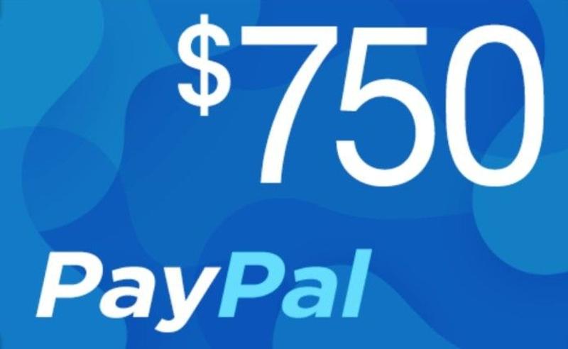 Giveaway $750 PayPal Gift Card!