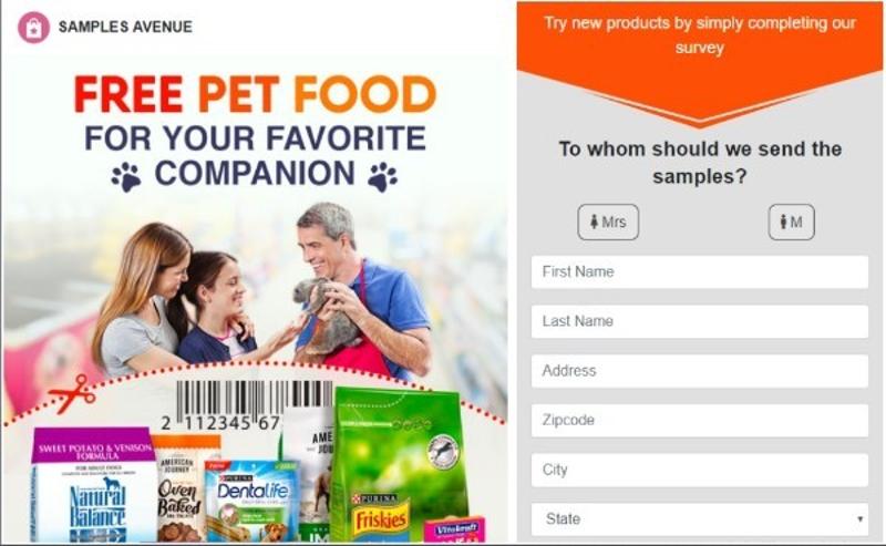Get Pet Food Samples Easily &  Free!!