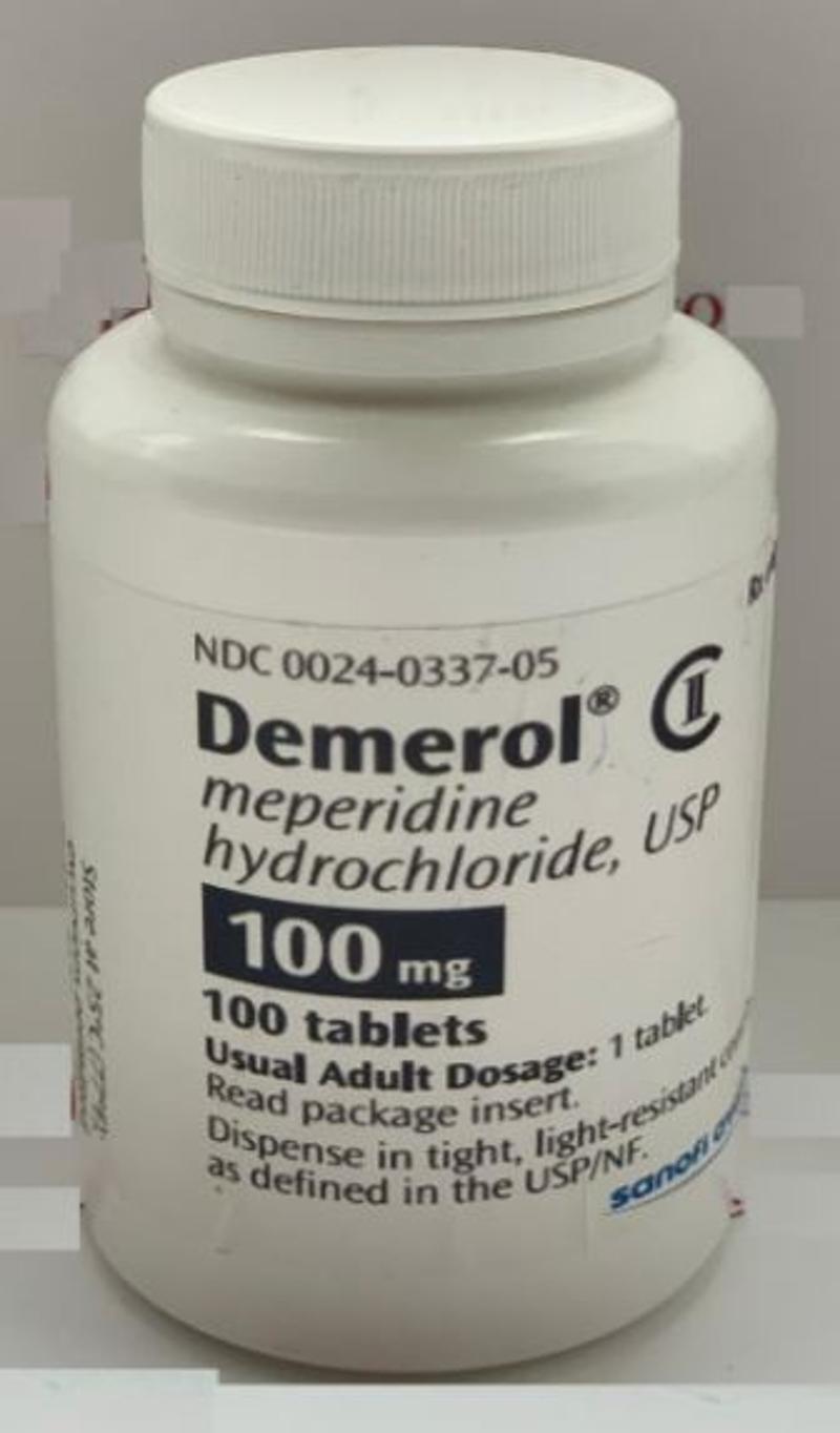 Buy Demerol (Meperidine HCL) 100mg